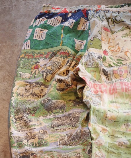 "Mr.RemakeMan."Vintage Tapestry Remake Easy Pants.②[Size:3(L)]