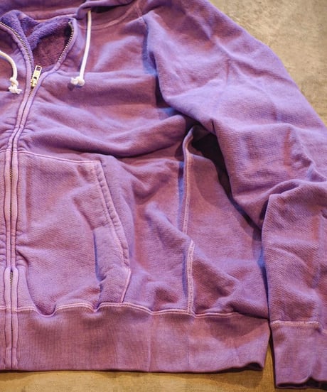 "GOOD ON"Raglan Zip Hood Sweat