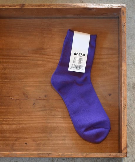 "decka Quality Socks"Smooth Pile Socks