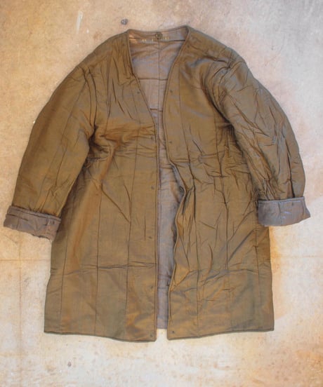 "Czech Army"1970's Military Liner Coat[DEAD STOCK]