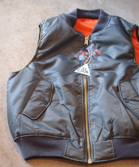 "THRIFTY LOOK"「 ROTHCO」MA-1 Black Panther Vest