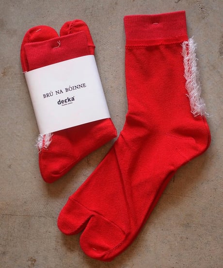 "decka Quality socks" by BRÚ NA BÓINNE Mohican Socks / Split Toe Style