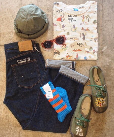 "GOOD ON" 「GOOD HOLIDAY」Short Sleeve Pocket Tee