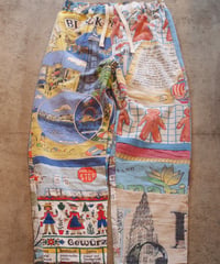 "Mr.RemakeMan."Vintage Tapestry Remake Easy Pants.③[Size:2(M)]