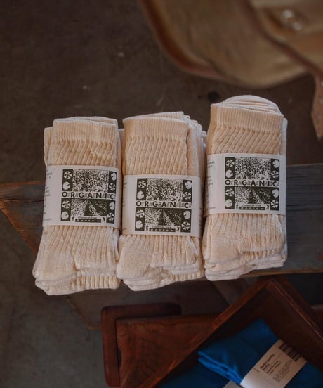 再入荷!! "ORGANIC THREADS" Regular 3Pack Socks