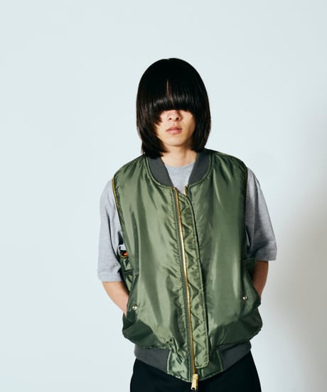 "THRIFTY LOOK"「 ROTHCO」MA-1 Black Panther Vest