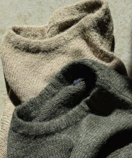 "MODEM DESIGN" Mohair Mix Crew Knit