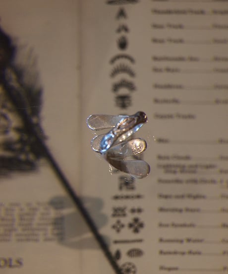 "NAVAJO JEWELRY" Silver Wrap Ring