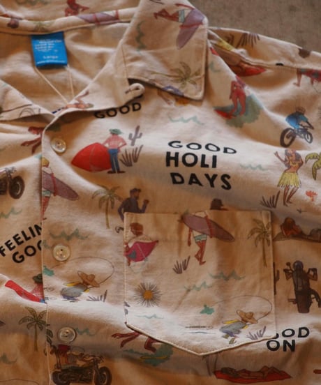 "GOOD ON"「GOOD HOLIDAY」S/S Open Shirts