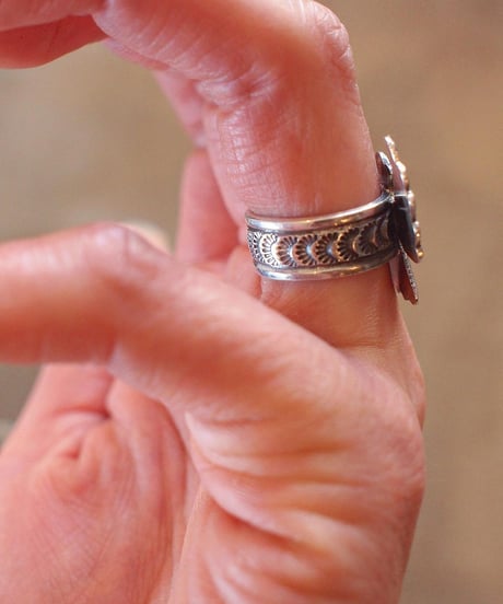 "Delayne Reeves(NAVAJO)" Thunderbird Ring