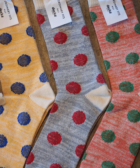 "decka Quality socks" by ORDINARY FITS "M.A.P" Socks Dot