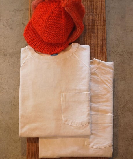 "GOOD ON" Heavy Jersey L/S Raglan Pocket TEE