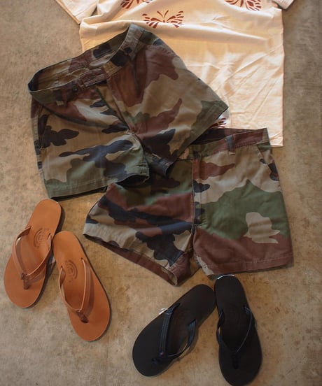 "FRENCH ARMY"CCE Camo Shorts