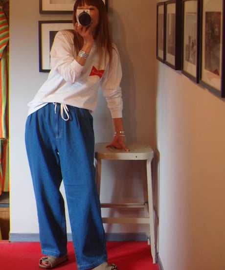 "Nasngwam"×”GOHEMP"LUMBER DENIM PANTS(Used Wash)