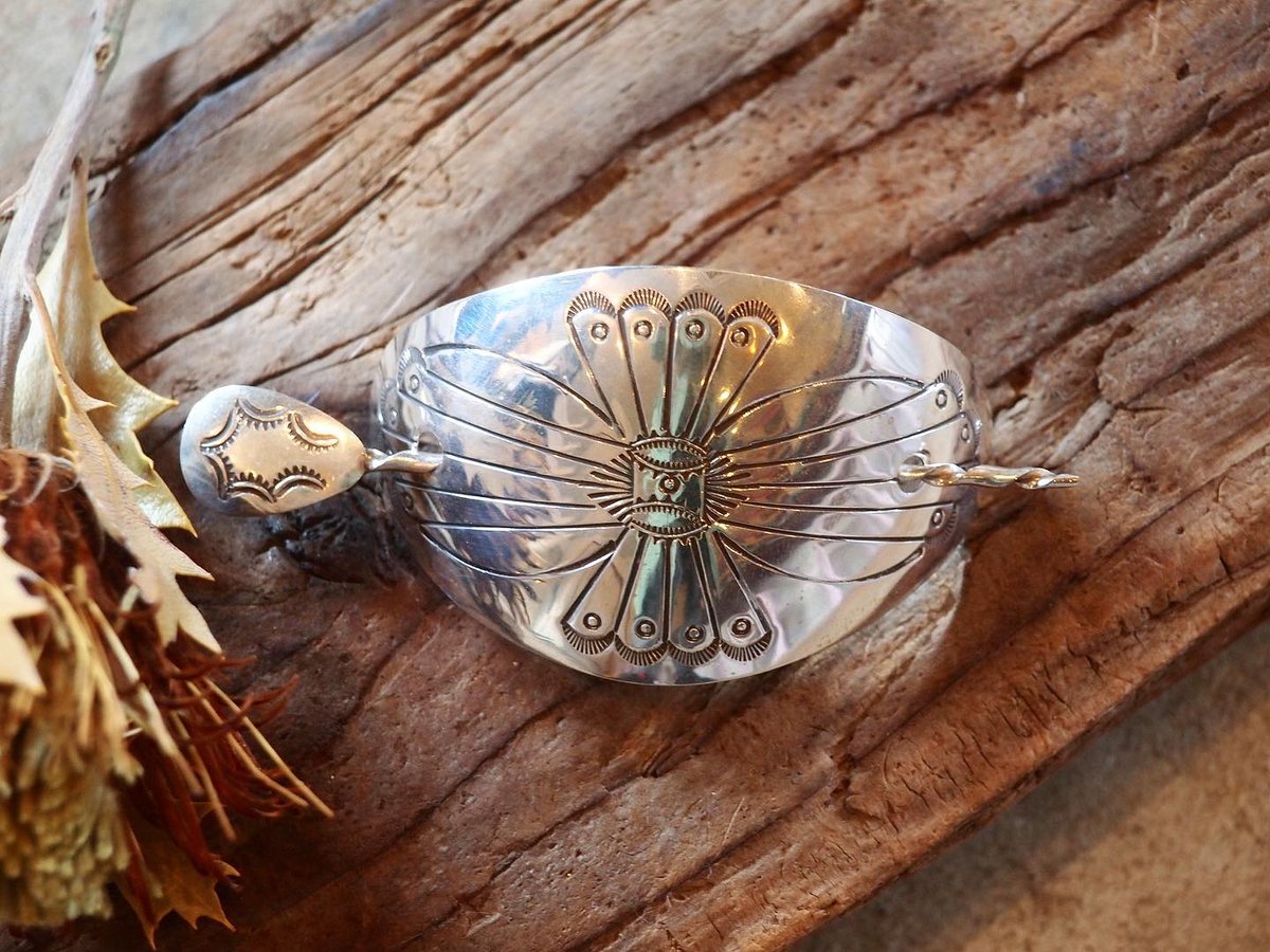 Navajo vintage ヘアーアクセサリー シルバー かんざし ナバホ