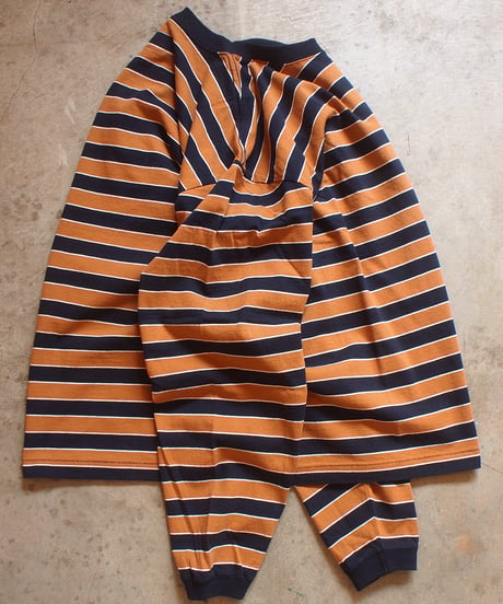 "IMPRESTORE"Border Rib Long Tee