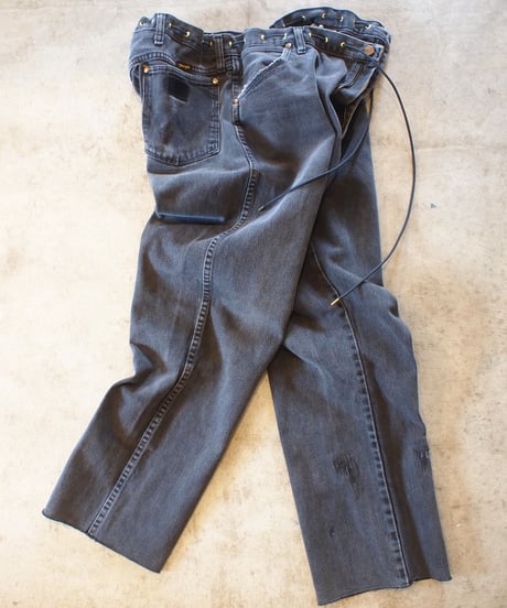 "KOUHEI TERRAI" Remake Cord Pants[Black Denim①]