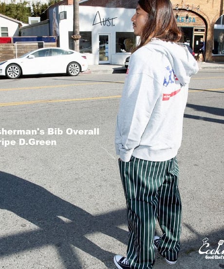 "COOKMAN"Fisherman's Bib Overall[Pin Stripe]