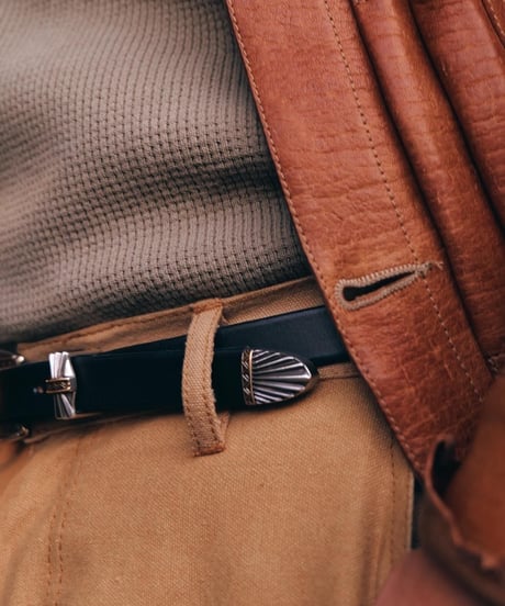 "MOONSHINE LEATHER"Del Rio Buckle Belt
