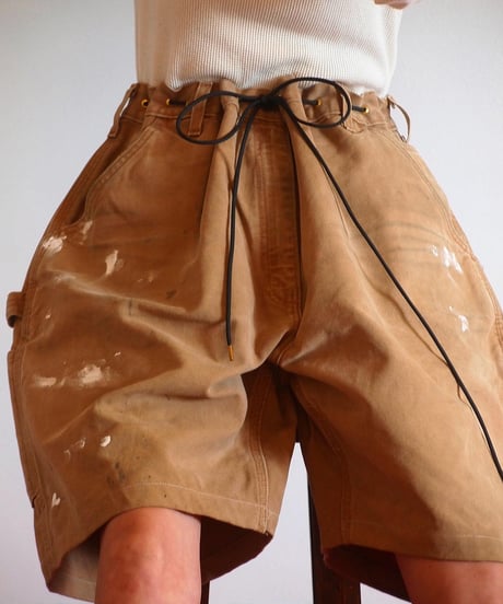 "KOUHEI TERRAI" Remake Painter Shorts[Brown Duck]