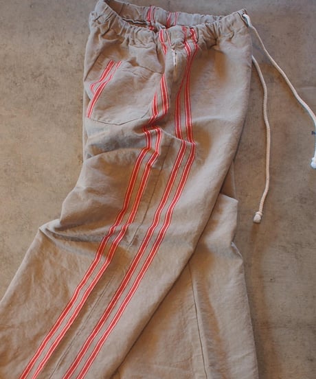 "REMAKE" Vintage Linen Easy Pants