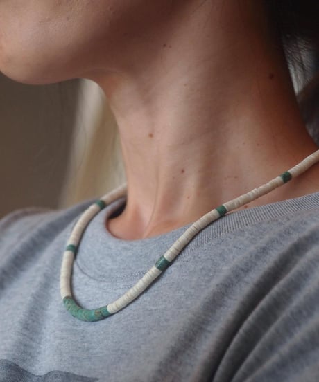 "SANT DOMINGO" Jewelry Heishi Necklace