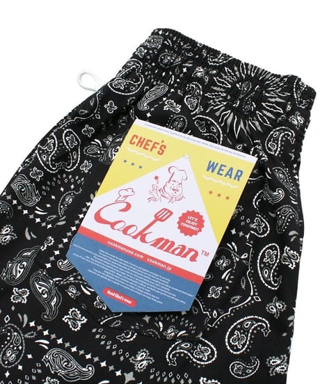 再入荷！"COOKMAN" Chef Pants[Paisley/Black]