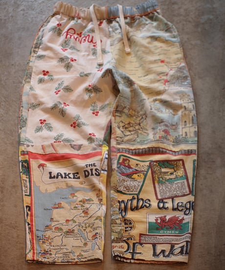 "Mr.RemakeMan."Vintage Tapestry Remake Easy Pants.④[Size:3(L)]