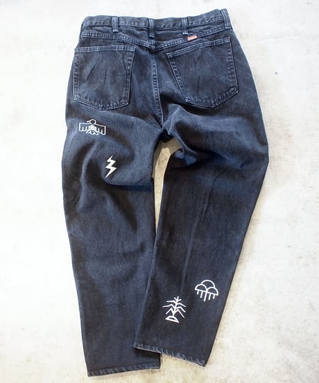 "Nasngwam" SHALAKO TAPERED PANTS[Black]
