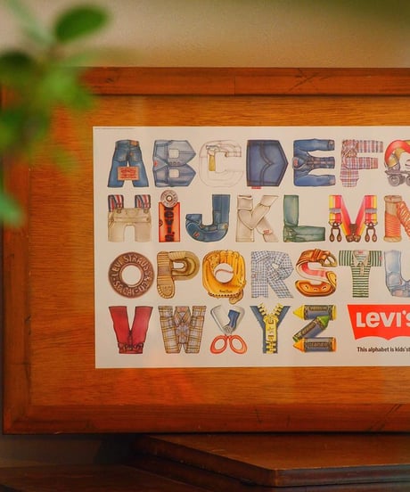 LEVI'S" 77's DEAD STOCK Adverting Poster