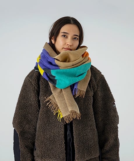 "SUBLIME" PATTERN MERINO STOLE