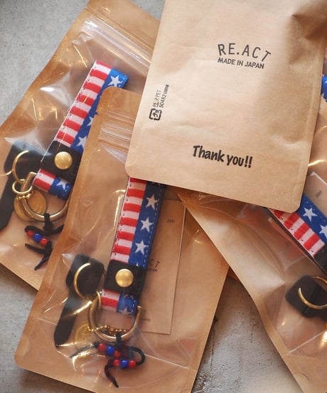 "RE.ACT" U.S.A Tyrolean tape Key holder
