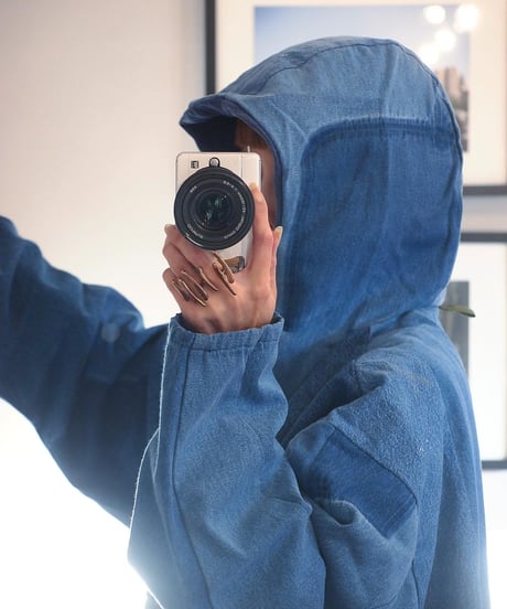 "SUNNY SIDE UP" Denim Anorak