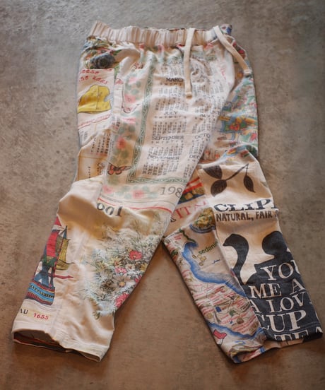 "Mr.RemakeMan."Vintage Tapestry Remake Easy Pants.①[Size:2(M)]