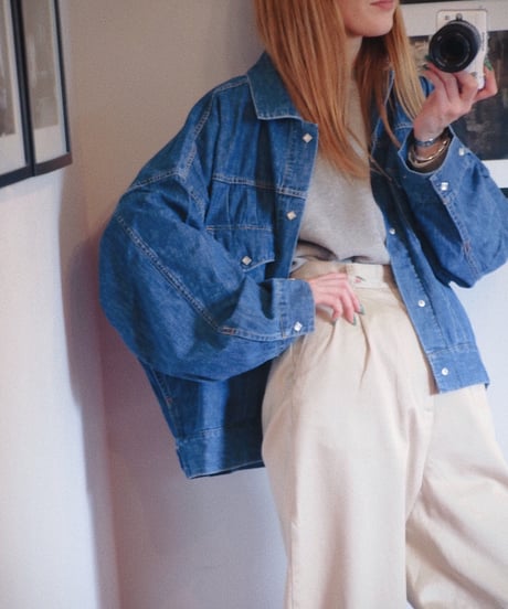 "IMPRESTORE"6.5oz Denim Western Short Jacket「LORRAINE」