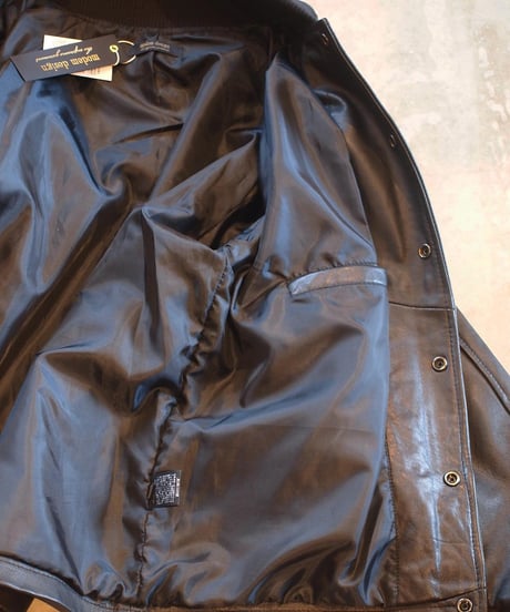 "MODEM DESIGN" Lamb Leather Award Jacket