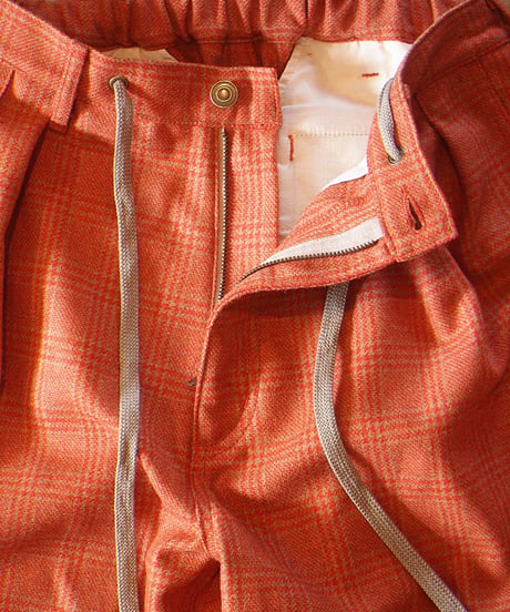 "Nasngwam"LUMBER TUCK PANTS