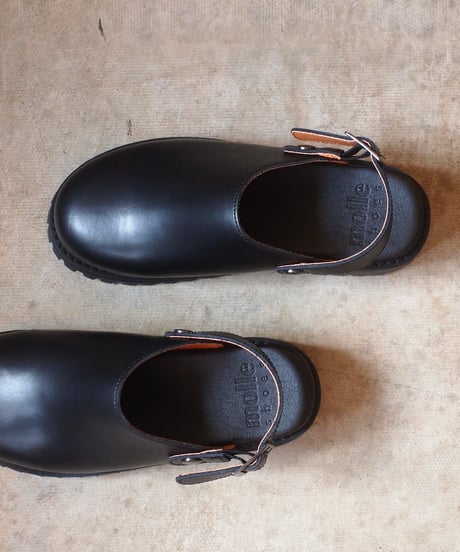 "MOLLE SHOES" Engineer Sandal[Black Leather]
