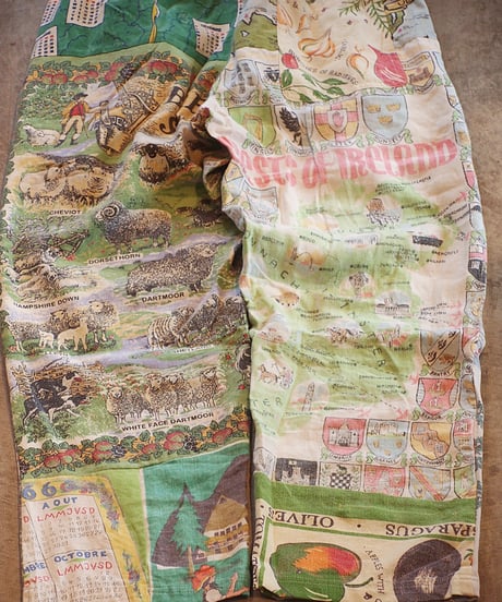 "Mr.RemakeMan."Vintage Tapestry Remake Easy Pants.②[Size:3(L)]