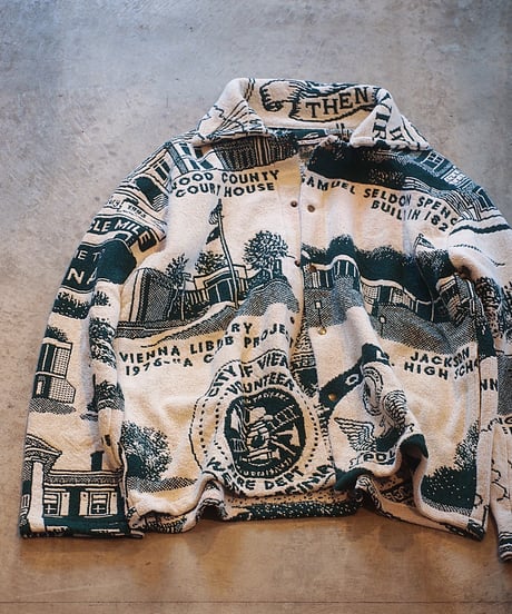 "Big P. Remake Product" U.S. Rug Remake Jacket