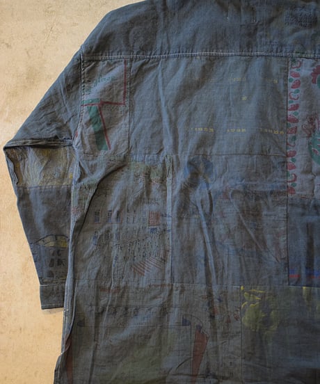 "Mr.Remakeman"Used Tapestry Remake Shirts[Size:2(M)]