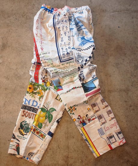 "Mr. Remake Man" Vintage Tapestry Remake Easy Pants