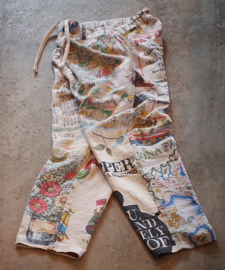 "Mr.RemakeMan."Vintage Tapestry Remake Easy Pants.①[Size:2(M)]