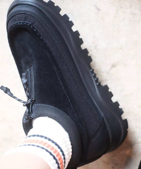 "SHAKA"ZIP MOCCASIN BOOTIE EX