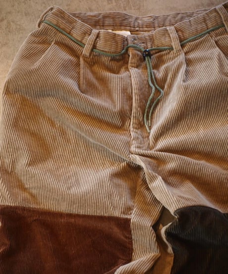 "SUNNY SIDE UP" Knee Sand Corduroy Pants