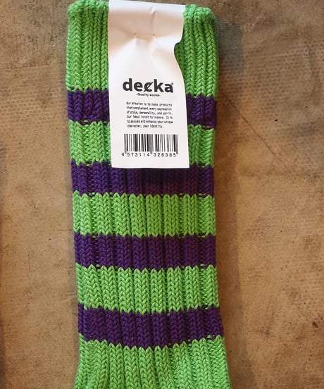 decka Quality socks Heavyweight Socks / Stripes / Crazy Color