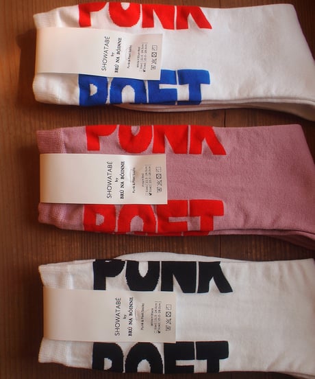 "SHOWATABE"×"BRU NA BOINNE"PUNK&POET Socks