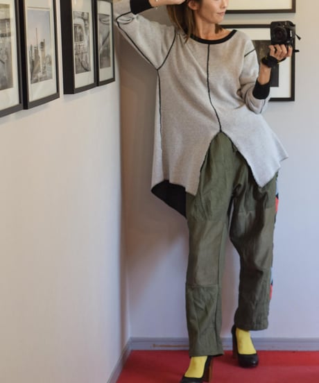 "Nasngwam" BARBARIAN LINE PANTS
