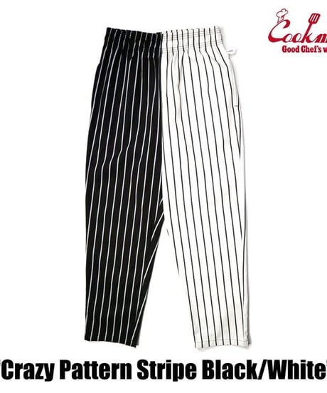 "COOKMAN" Chef Pants[Crazy Pattern Stripe]