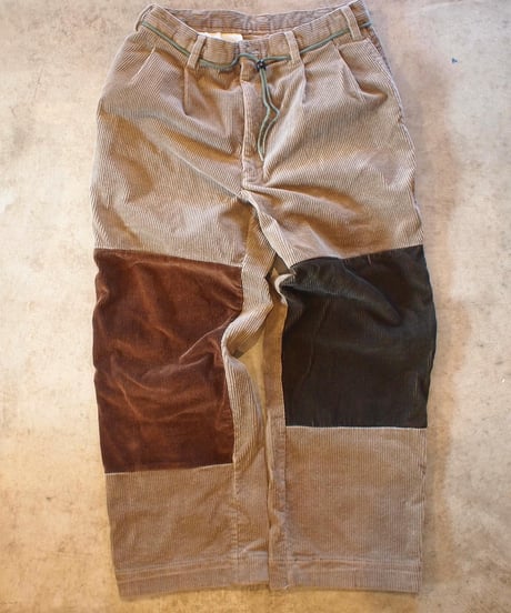 "SUNNY SIDE UP" Knee Sand Corduroy Pants